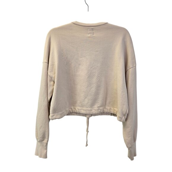 NSF Cropped Tie Waist Sweatshirt Size Large - Picture 2 of 6